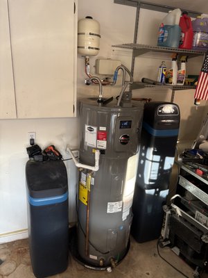 High Efficiency Hybrid Water Heater Installation in East Mesa - Hybrid water heaters deliver major energy savings, strong recovery rates, and long-term reliability. In warm Arizona garages, they can even help reduce surrounding temperatures while operating.
We handle the full installation properly the first time, from removal and code upgrades to system optimization and performance testing. High Efficiency Hybrid Water Heater Installation in East Mesa - Hybrid water heaters deliver major energy savings, strong recovery rates, and long-term reliability. In warm Arizona garages, they can even help reduce surrounding temperatures while operating.
We handle the full installation properly the first time, from removal and code upgrades to system optimization and performance testing.