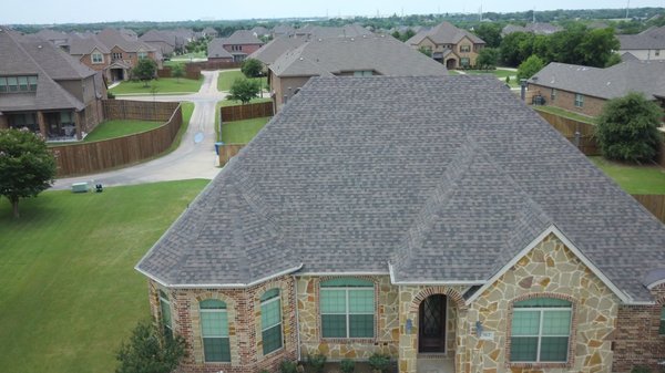 Full roof removal and replacement. - This was a full roof removal and the replacement of all roof components. The average time for a project such as this is a day, weather permitting. There are times in which the final touches are completed the following morning. We give special attention to every detail of our work and we ensure our worksites are expertly cleaned when the project is completed. Full roof removal and replacement. - This was a full roof removal and the replacement of all roof components. The average time for a project such as this is a day, weather permitting. There are times in which the final touches are completed the following morning. We give special attention to every detail of our work and we ensure our worksites are expertly cleaned when the project is completed.