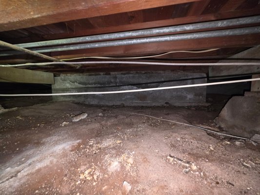 Plumbing defects - I was doing an inspection of a crawl space and found failing drain lines along with galvanized distribution pipes under a clients home. Plumbing defects - I was doing an inspection of a crawl space and found failing drain lines along with galvanized distribution pipes under a clients home.