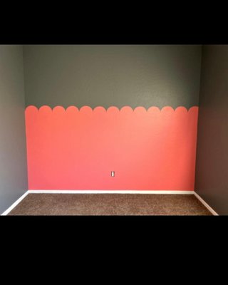 Interior painting - From customs accent walls, to simple repaints. We can take care of any interior designs.