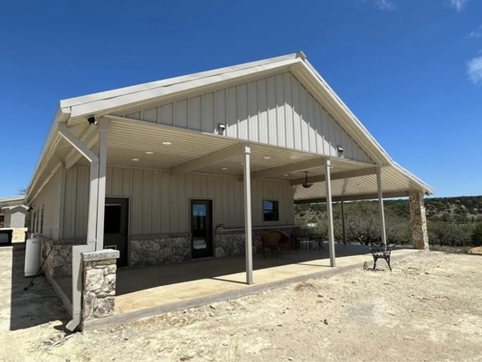 Custom Steel Framed Buildings & Homes - We are fully insured and are available for Metal Buildings, Wood & Steel Framed Homes, Barndominiums, Ranch & Residential Fencing, Metal Roofing and all types of general construction. Call us today for a free quote or to learn more about our services.