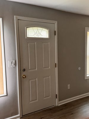 Emmons full interior paint and remodel - This house was torn down to bare bones and completely renovated. She was a rental left in bad shape.