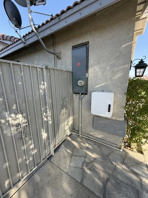 Panel upgrade - Main electrical panel
Permits and inspections 
Materials and labor

A panel upgrade replaces your outdated electrical panel with a modern one to safely handle today’s power demands, reduce fire risk, and ensure your home meets code for future improvements or solar installation