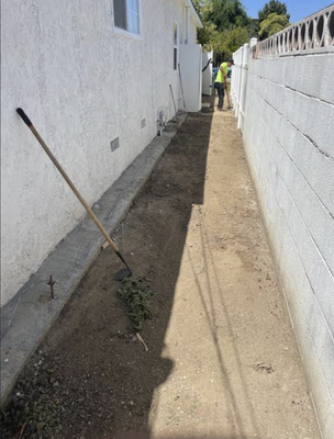 Mulching Process - Recent mulching job we did, you can see the before, during, and after! Call us if you'd like this done at your home!