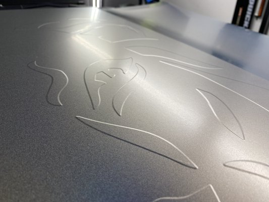 Custom Vinyl Embossing - My clients love getting unique designs for their cars and businesses and I love getting the job done. Exceeding expectations and happy clients. If you are thinking about getting a custom wrap, call today for a free estimate.