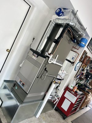 HVAC & Water Heater Replacement - This replacement was done at a home build in the early 2000s. Their Hvac system and Water Heater had giving them constant trouble due to how old it was and wasting them more money on their utility bills. We complete took out the old equipment and insulated the inside of the platform ensuring the Hvac Unit only pulls out hot air from inside the house. The water heater had so much sediment build up inside the tank due to the lack of maintenance that it lost its efficiency and would continuously run to heat up the water causing damage to its heating elements. We also added sheet metal on the platform extending the longevity and life of the platform as well giving it our special touch for a beautiful finish look!
As always we take the most pride on the way our work looks and runs ensuring you, you get the most out of your Hvac or water Heater systems.
Calls us today for your free quote! 760-766-1777 HVAC & Water Heater Replacement - This replacement was done at a home build in the early 2000s. Their Hvac system and Water Heater had giving them constant trouble due to how old it was and wasting them more money on their utility bills. We complete took out the old equipment and insulated the inside of the platform ensuring the Hvac Unit only pulls out hot air from inside the house. The water heater had so much sediment build up inside the tank due to the lack of maintenance that it lost its efficiency and would continuously run to heat up the water causing damage to its heating elements. We also added sheet metal on the platform extending the longevity and life of the platform as well giving it our special touch for a beautiful finish look!
As always we take the most pride on the way our work looks and runs ensuring you, you get the most out of your Hvac or water Heater systems.
Calls us today for your free quote! 760-766-1777
