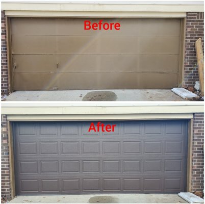 Door Replacement @ Apartment Complex - Another wood door replacement in a maintenance garage at an apartment complex. Door was extremely old and rotting. Replaced the door with a steel-back insulated door. Door Replacement @ Apartment Complex - Another wood door replacement in a maintenance garage at an apartment complex. Door was extremely old and rotting. Replaced the door with a steel-back insulated door.