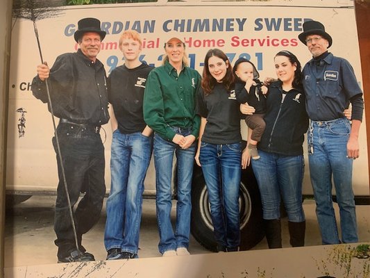 Meet The Crew - Our Chimney sweep family! My wife loves encouraging me to get my butt to work