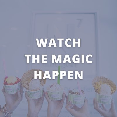 Watch the Magic Happen - Creamistry offers a unique and magical ice cream experience!