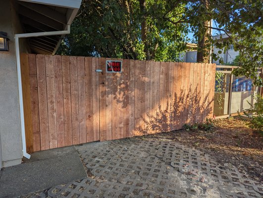 Fence, gates and posts repair - This project involved repairing and reinforcing old fences and gates. Several posts were damaged and leaning, so we replaced them with new treated wood for durability. We also rebuilt the gate, added stronger hardware, and adjusted alignment to ensure smooth opening and closing. The result is a solid, secure fence and gate that not only looks better but will last for years.