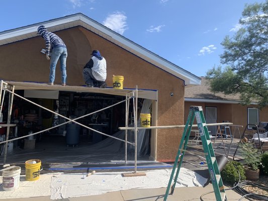 Traditional stucco - Regular traditional stucco restucco.