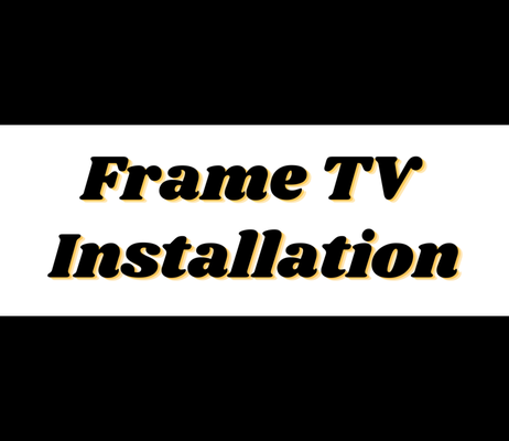 Samsung Frame TV - Samsung frame TV mounting