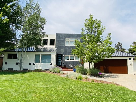 Full Stucco Home Paint Job + Decks & Garage Stain - Full surface preparation and caulking stucco cracks, spray and backroll for full coverage paint job Full Stucco Home Paint Job + Decks & Garage Stain - Full surface preparation and caulking stucco cracks, spray and backroll for full coverage paint job