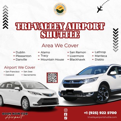 Airport Shuttle Livermore - Providing dependable and comfortable airport transfer solutions, Trivalley Airport Shuttle stands out as the best choice for travelers in and around Livermore. With professional drivers, punctual service, and well-maintained vehicles, every ride ensures a smooth and stress-free experience. Whether you’re heading to or from major airports, the company guarantees timely pickups and drop-offs with exceptional customer care. Choose trusted Airport Shuttle Livermore services that combine comfort, safety, and reliability for every journey. Airport Shuttle Livermore - Providing dependable and comfortable airport transfer solutions, Trivalley Airport Shuttle stands out as the best choice for travelers in and around Livermore. With professional drivers, punctual service, and well-maintained vehicles, every ride ensures a smooth and stress-free experience. Whether you’re heading to or from major airports, the company guarantees timely pickups and drop-offs with exceptional customer care. Choose trusted Airport Shuttle Livermore services that combine comfort, safety, and reliability for every journey.