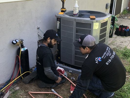 Complete system change out. Duct work, insulation removal and installation - Complete change out, repair ducts and replace as needed,
Clean sanitize and replace all insulation in attic.