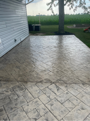 Concrete Cleaning & Stamped Concrete Sealing - Completed on 6/22/2025. All concrete was pre-treated with cleaning solution, then pressure washed, then post-treated again with cleaning agent. Stamped concrete was also sealed. Finals results are as shown. Contact me via text, call, or DM for a free quote within 48 hours. Concrete Cleaning & Stamped Concrete Sealing - Completed on 6/22/2025. All concrete was pre-treated with cleaning solution, then pressure washed, then post-treated again with cleaning agent. Stamped concrete was also sealed. Finals results are as shown. Contact me via text, call, or DM for a free quote within 48 hours.
