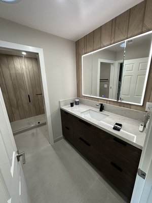 Full Home Remodel In San Jose - This remodeling was done in San Jose. Relocate the laundry, created a new hall bathroom out of scratch, Remodeled the guest bathroom, flooring all around and lifted the living room area flooring. Full Home Remodel In San Jose - This remodeling was done in San Jose. Relocate the laundry, created a new hall bathroom out of scratch, Remodeled the guest bathroom, flooring all around and lifted the living room area flooring.