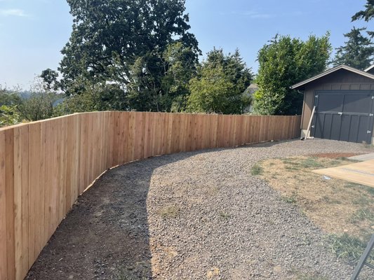 4 feet Cedar Fence - 4 Feet Cedar Fence done in Portland 4 feet Cedar Fence - 4 Feet Cedar Fence done in Portland