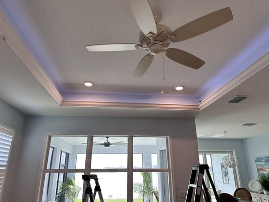 Crown Molding Installations - Crown molding installations I have done. Majority of the work is completed within 1-2 days depending on the size of the house. I do not paint or caulk unless requested but will be an up charge.