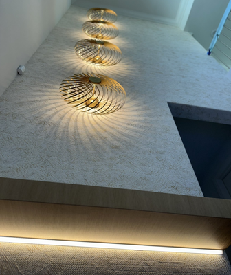 Custom cabinet with back lighting. - Loved the outcome on this custom cabinet with back lighting. Beautiful upgrade to this new home. Custom cabinet with back lighting. - Loved the outcome on this custom cabinet with back lighting. Beautiful upgrade to this new home.