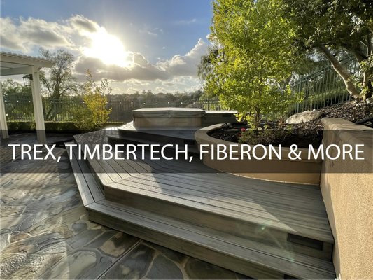 Trex, TimberTech, IPE, Composite Decking - TimberTech & Trex Deck installation with a waterproof Outdoor Living Area underneath and a fully functioning Deck with Railings on the Top level. Trex, TimberTech, IPE, Composite Decking - TimberTech & Trex Deck installation with a waterproof Outdoor Living Area underneath and a fully functioning Deck with Railings on the Top level.