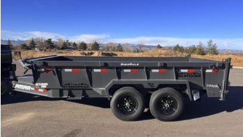 Rent Me! - 14 Foot Bumper Pull Dump Trailer with 7000 Pound Axel rated for 14K Rent Me! - 14 Foot Bumper Pull Dump Trailer with 7000 Pound Axel rated for 14K
