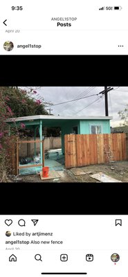 Storage unit - 10 x10 storage unit back yard!