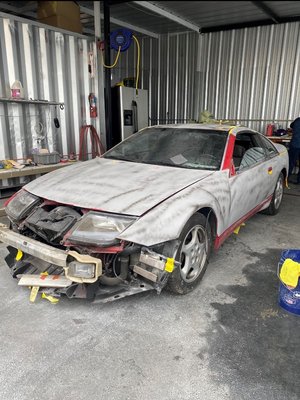 Nissan 300ZX Paint Restoration - This beautiful Nissan 300ZX came to the shop for a paint restoration. Here is the outcome! Nissan 300ZX Paint Restoration - This beautiful Nissan 300ZX came to the shop for a paint restoration. Here is the outcome!