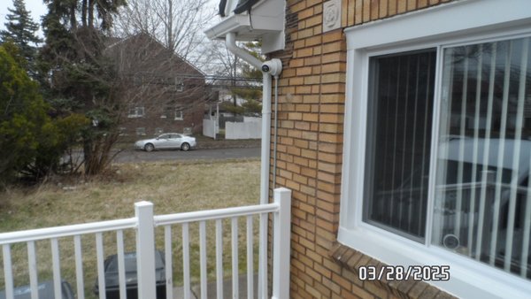 Multi unit House in Detroit - This camera system was installed where wires could not be ran through attic. So we got together with the customer and agreed on that conduit would be our best decision. These are 4MP Hikvision with active deterrence A.I. Multi unit House in Detroit - This camera system was installed where wires could not be ran through attic. So we got together with the customer and agreed on that conduit would be our best decision. These are 4MP Hikvision with active deterrence A.I.