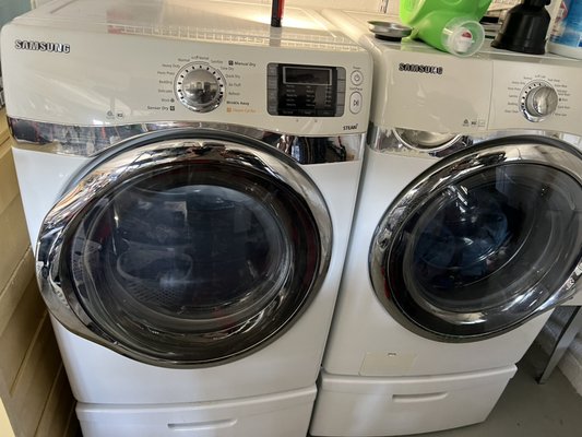 Dryer Samsung repair - Dryer Samsung repair. The dryer has been fully serviced. Lubricated rollers, replaced worn parts. Technical cleaning was done.