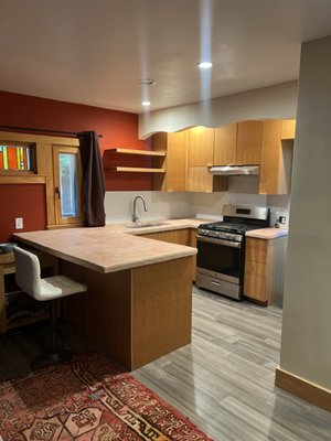 Kitchen and Bath project Canyon Ca 94516 - This kitchen and bathroom was done make a caregiver unit for client. Kitchen and Bath project Canyon Ca 94516 - This kitchen and bathroom was done make a caregiver unit for client.