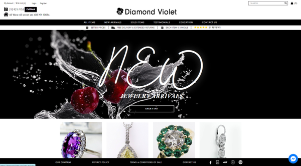 Web Development | E-commerce | New York - At Semantic Empires, we had the opportunity to work with Diamond Violet, a jewelry e-commerce brand that wanted to increase its online visibility and generate more leads. Our team of experts developed a comprehensive digital marketing strategy that included web design, website development, and advertising tactics to achieve their goals.
We started by analyzing Diamond Violet's website and identified areas for improvement. Our team of web designers developed a custom web design plan that included a modern, user-friendly design, and easy navigation to encourage visitors to make purchases.
To ensure that the website was fast, secure, and responsive across all devices, our team worked on website development. We also created targeted advertising campaigns to drive traffic to the website and increase revenue.
At Semantic Empires, we believe that every brand deserves a customized digital marketing strategy that meets its unique needs and goals. If you're looking to take your e-commerce brand to the next level, contact us today. Our team of experts will work with you to develop and execute a plan that will help your brand succeed. Web Development | E-commerce | New York - At Semantic Empires, we had the opportunity to work with Diamond Violet, a jewelry e-commerce brand that wanted to increase its online visibility and generate more leads. Our team of experts developed a comprehensive digital marketing strategy that included web design, website development, and advertising tactics to achieve their goals.
We started by analyzing Diamond Violet's website and identified areas for improvement. Our team of web designers developed a custom web design plan that included a modern, user-friendly design, and easy navigation to encourage visitors to make purchases.
To ensure that the website was fast, secure, and responsive across all devices, our team worked on website development. We also created targeted advertising campaigns to drive traffic to the website and increase revenue.
At Semantic Empires, we believe that every brand deserves a customized digital marketing strategy that meets its unique needs and goals. If you're looking to take your e-commerce brand to the next level, contact us today. Our team of experts will work with you to develop and execute a plan that will help your brand succeed.