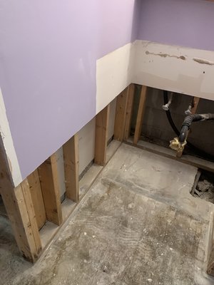 Concrete demo, furniture assembly, window coverings, Bath Remodel, drywall patch - Few photos of before and after small projects Concrete demo, furniture assembly, window coverings, Bath Remodel, drywall patch - Few photos of before and after small projects
