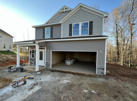 New house construction - This is a new house construction.