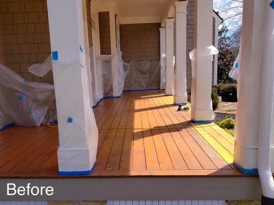 flooring resurfacing - This was great project we had a damaged and bad shape floors.  We strip down all the old paint and polishes it had,  and we made look like brand new again