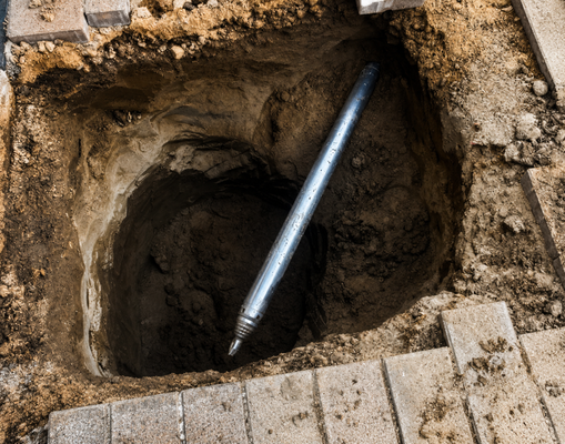 Kitchen & Laundry Drain Line Reroute - Customer experienced recurring backups caused by a deteriorated 2-inch cast iron kitchen drain line located beneath the concrete slab. Our team completed a professional reroute by accessing the front driveway area and installing a new polyethylene drain line tied into the existing laundry and sewer connection. This trenchless-style solution minimized disruption while providing a durable system designed for long-term performance and reliability.