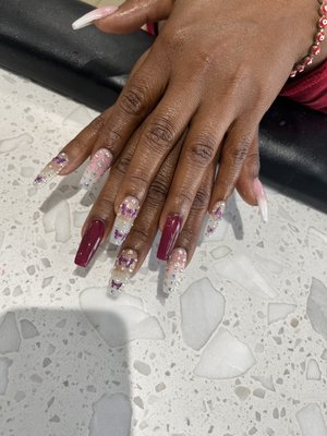 Acrylic & Nail Art - Acrylic fill in and full set
Gel polish
Nail art and rhinestones
Manicure Acrylic & Nail Art - Acrylic fill in and full set
Gel polish
Nail art and rhinestones
Manicure