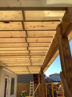 Elevated Deck - This project is nearing completion- more images will be added soon. Elevated Deck Build in Bridgewater. Elevated Deck - This project is nearing completion- more images will be added soon. Elevated Deck Build in Bridgewater.