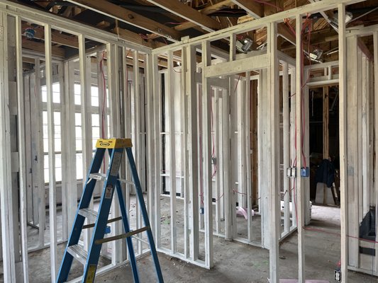 Fire Rebuild Insurance Claim - This project is a fire restoration rebuild in Allen, Texas.