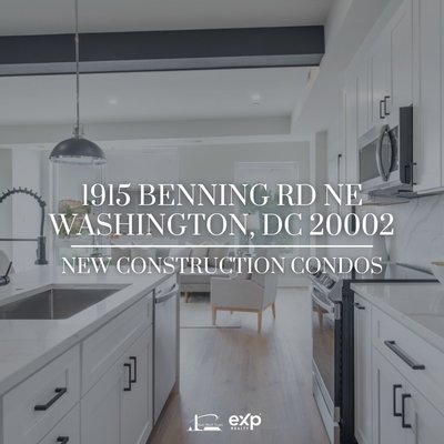 1915 Benning Rd NE, Washington, DC 20002 - Experience luxury at every turn in our 9 unit BRAND NEW CONDOS just completed in August 2023! 🔥

Unit features include open-concept floor plans, hardwood flooring throughout, in-unit washer/dryer, and design features such as chic accent walls. 

Do not miss this opportunity to be the first to snag one of these fabulous new condo! If you are a renter, ask us about our Rent to Own Program!