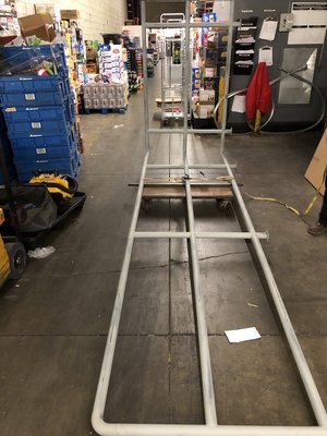 Vons railing - This was added to the back end of store for more stable access Vons railing - This was added to the back end of store for more stable access