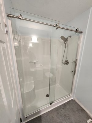 New shower renovation - This client wanted to modernize their ensuite bathroom with a new standup shower to brighten and create a more enjoyable experience. New shower renovation - This client wanted to modernize their ensuite bathroom with a new standup shower to brighten and create a more enjoyable experience.