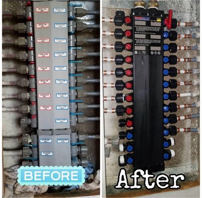 Manabloc Replacement - Manablocs are a pain to Service and a task only few plumbers on the island can handle. Glad to say I've had the pleasure of doing a few of t Manabloc Replacement - Manablocs are a pain to Service and a task only few plumbers on the island can handle. Glad to say I've had the pleasure of doing a few of t