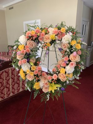 Sympathy Florals - Most florals can be modified to best compliment the occasion.