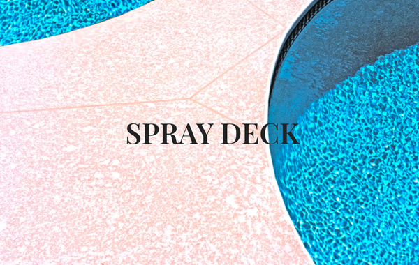 Spray Deck - Spray deck coatings are acrylic-based thin coatings installed over new and older structurally sound concrete.. The material is sprayed then spread with a trowel to create a knockdown finish similar to stucco. They are very durable and their life is further extended by using a concrete sealer. Spray deck coatings are excellent for pools because the surface texture provides a good non-slip surface. They can be applied in a wide range of colors to suit the customer’s needs.
An additional benefit of spray deck coatings is that their surface temperatures are typically lower than natural materials, so bare feet are less likely to suffer burns or discomfort on hot sunny days. Other uses for spray deck coatings is lanais, walkways, driveways, patios, or any high-traffic areas where a strong and durable surface is needed. Spray Deck - Spray deck coatings are acrylic-based thin coatings installed over new and older structurally sound concrete.. The material is sprayed then spread with a trowel to create a knockdown finish similar to stucco. They are very durable and their life is further extended by using a concrete sealer. Spray deck coatings are excellent for pools because the surface texture provides a good non-slip surface. They can be applied in a wide range of colors to suit the customer’s needs.
An additional benefit of spray deck coatings is that their surface temperatures are typically lower than natural materials, so bare feet are less likely to suffer burns or discomfort on hot sunny days. Other uses for spray deck coatings is lanais, walkways, driveways, patios, or any high-traffic areas where a strong and durable surface is needed.