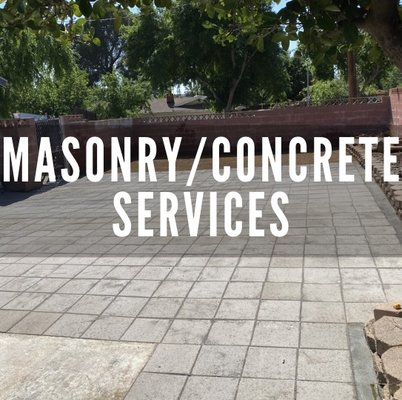 MASONRY/CONCRETE SERVICES - Our masonry/concrete services have been a staple of our landscaping company for over 8 years. With a team of highly skilled professionals, we offer top-notch masonry and concrete work that is sure to enhance the beauty and functionality of any outdoor space. Whether it's building a new patio, walkway, or retaining wall, or repairing and restoring existing structures, we take pride in delivering professional and superior craftsmanship. Our dedication to quality and attention to detail ensures that every project is completed to the highest standard, leaving our customers satisfied and their landscapes transformed. Call/text us today for a FREE estimate at (909) 754-7919! MASONRY/CONCRETE SERVICES - Our masonry/concrete services have been a staple of our landscaping company for over 8 years. With a team of highly skilled professionals, we offer top-notch masonry and concrete work that is sure to enhance the beauty and functionality of any outdoor space. Whether it's building a new patio, walkway, or retaining wall, or repairing and restoring existing structures, we take pride in delivering professional and superior craftsmanship. Our dedication to quality and attention to detail ensures that every project is completed to the highest standard, leaving our customers satisfied and their landscapes transformed. Call/text us today for a FREE estimate at (909) 754-7919!