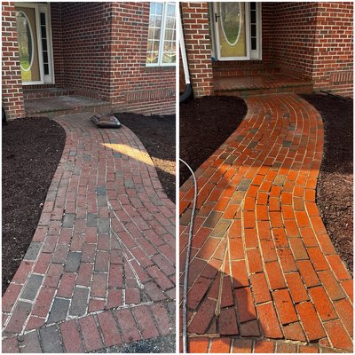 Side walks and fence cleaning - This sidewalk and fence cleaning project shows the level of care and detail Asgard Services brings to every job. Over time, concrete and wood surfaces collect dirt, grime, algae, and weather buildup that can dull the appearance of your property. Our team used a thorough pressure‑washing process to lift deep‑set stains, brighten the surfaces, and restore a clean, well‑maintained look. The results speak for themselves—fresh, renewed walkways and fences that instantly improve curb appeal and overall property appearance.