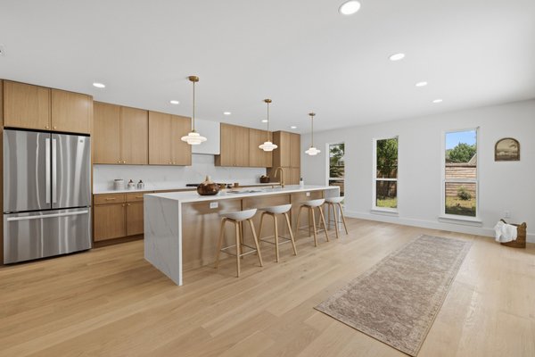 The Fairmont Project - Located in the desirable Westgate neighborhood of Austin (78745), this extensively updated home was originally built in 1970 and has undergone a comprehensive renovation with significant framing and layout improvements.
Features include:
Full-house renovation with structural and framing modifications
Kitchen & Laundry room renovation
Two fully remodeled bathrooms
Detached backyard ADU (Accessory Dwelling Unit) ideal for a home office
opportunity
Engineered hardwood flooring throughout
Flexible living spaces designed for modern lifestyles The Fairmont Project - Located in the desirable Westgate neighborhood of Austin (78745), this extensively updated home was originally built in 1970 and has undergone a comprehensive renovation with significant framing and layout improvements.
Features include:
Full-house renovation with structural and framing modifications
Kitchen & Laundry room renovation
Two fully remodeled bathrooms
Detached backyard ADU (Accessory Dwelling Unit) ideal for a home office
opportunity
Engineered hardwood flooring throughout
Flexible living spaces designed for modern lifestyles