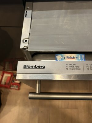 Fixing Blomberg dishwasher - We worked on this Blomberg dishwasher that displays error code , we take everything seriously Fixing Blomberg dishwasher - We worked on this Blomberg dishwasher that displays error code , we take everything seriously