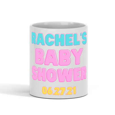 Logo and printed material such as mugs, stickers, vinyl banners for a baby shower! - We aren't just all about business at 2live, we also design and print for events, birthdays, weddings, baby showers and more! Logo and printed material such as mugs, stickers, vinyl banners for a baby shower! - We aren't just all about business at 2live, we also design and print for events, birthdays, weddings, baby showers and more!